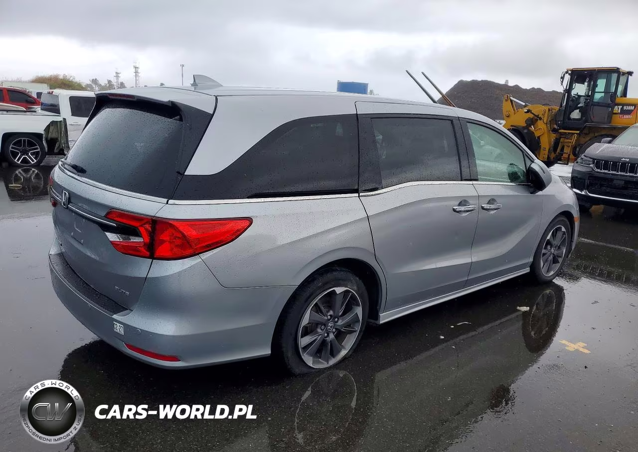 2022 Honda Odyssey Elite VIN:5FNRL6H95NB049465 - 3