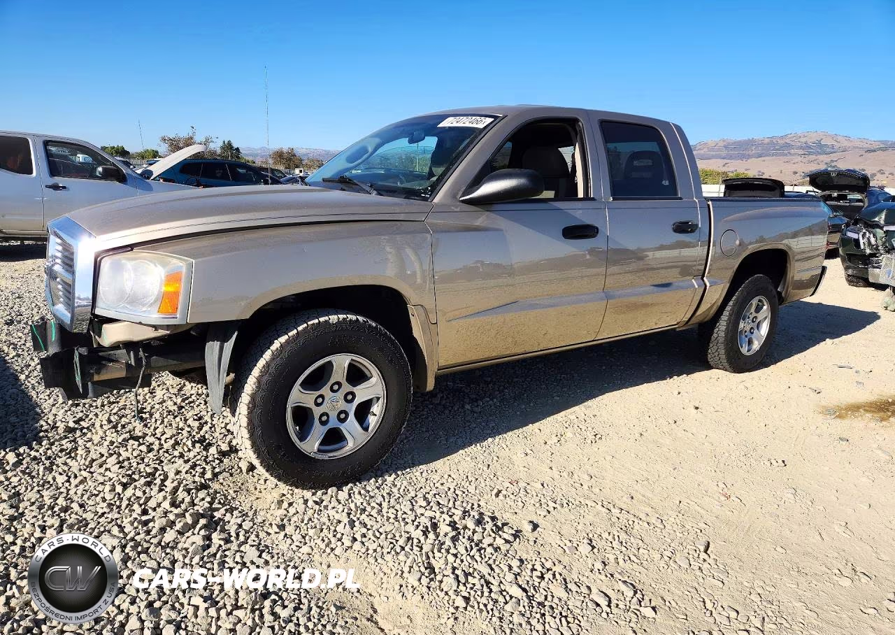 2005 Dodge Dakota Quad Slt VIN:1D7HE48N45S211764 - 1