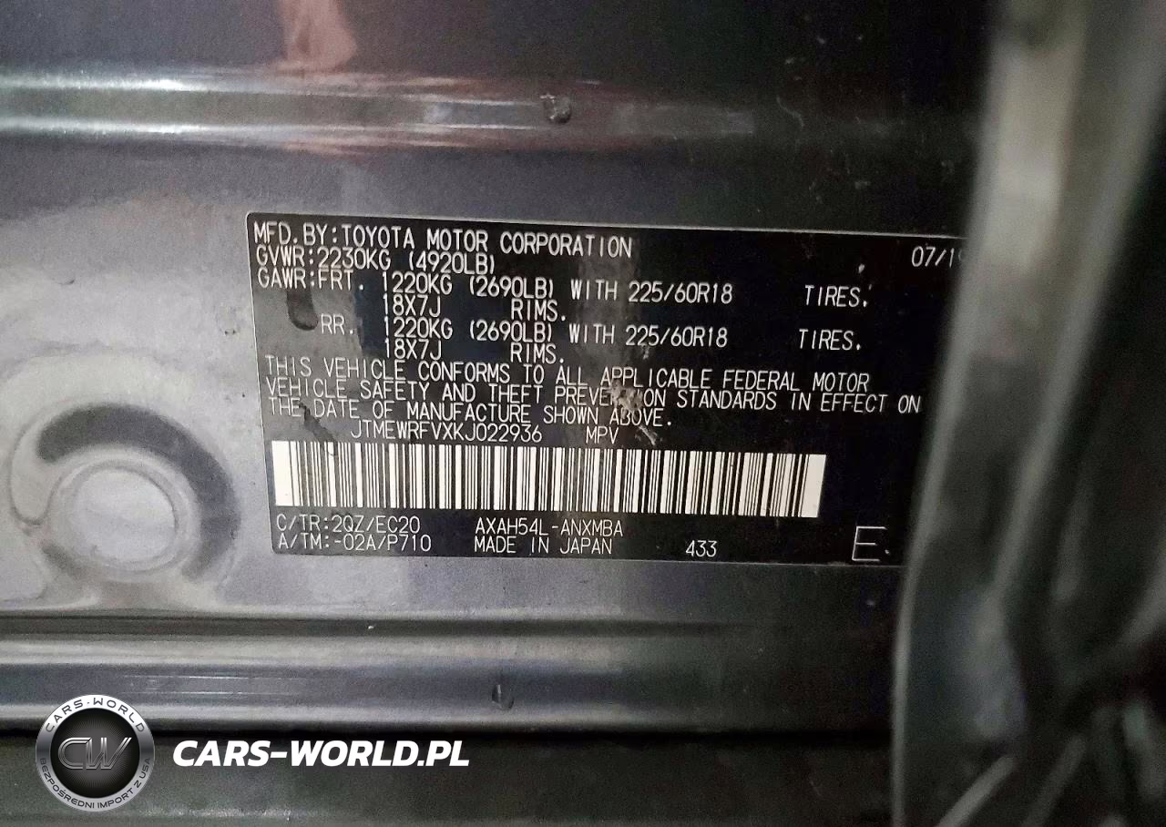 2019 Toyota Rav4 Xse VIN:JTMEWRFVXKJ022936 - 13