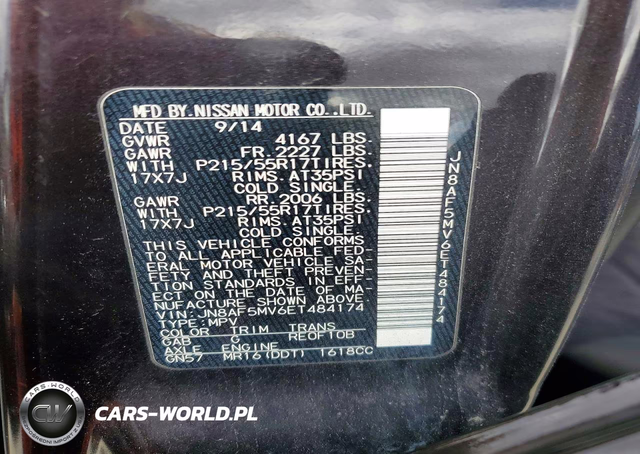 2014 Nissan Juke Sv VIN:JN8AF5MV6ET484174 - 12