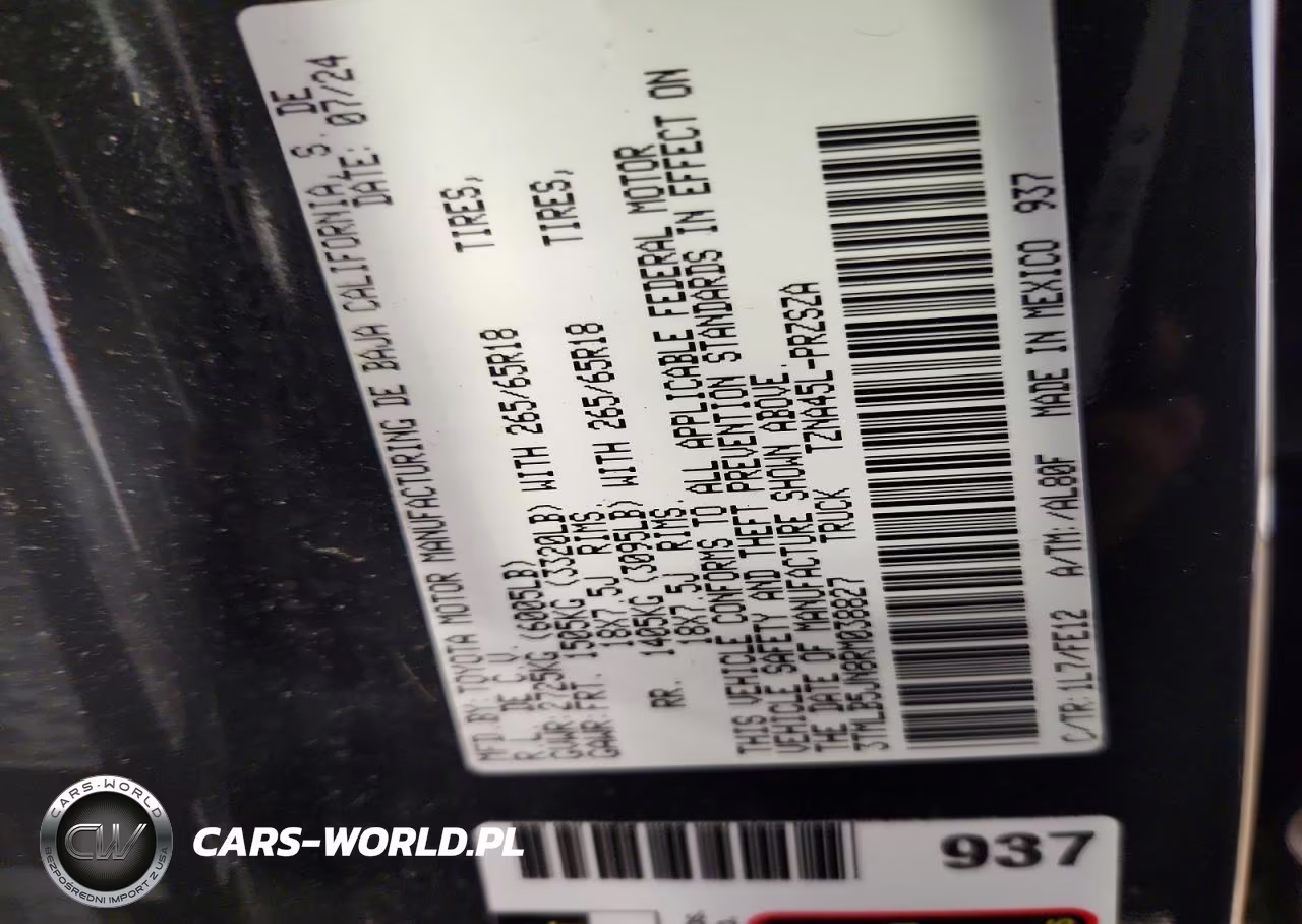 2024 Toyota Tacoma Trd Sport VIN:3TMLB5JN8RM038827 - 13
