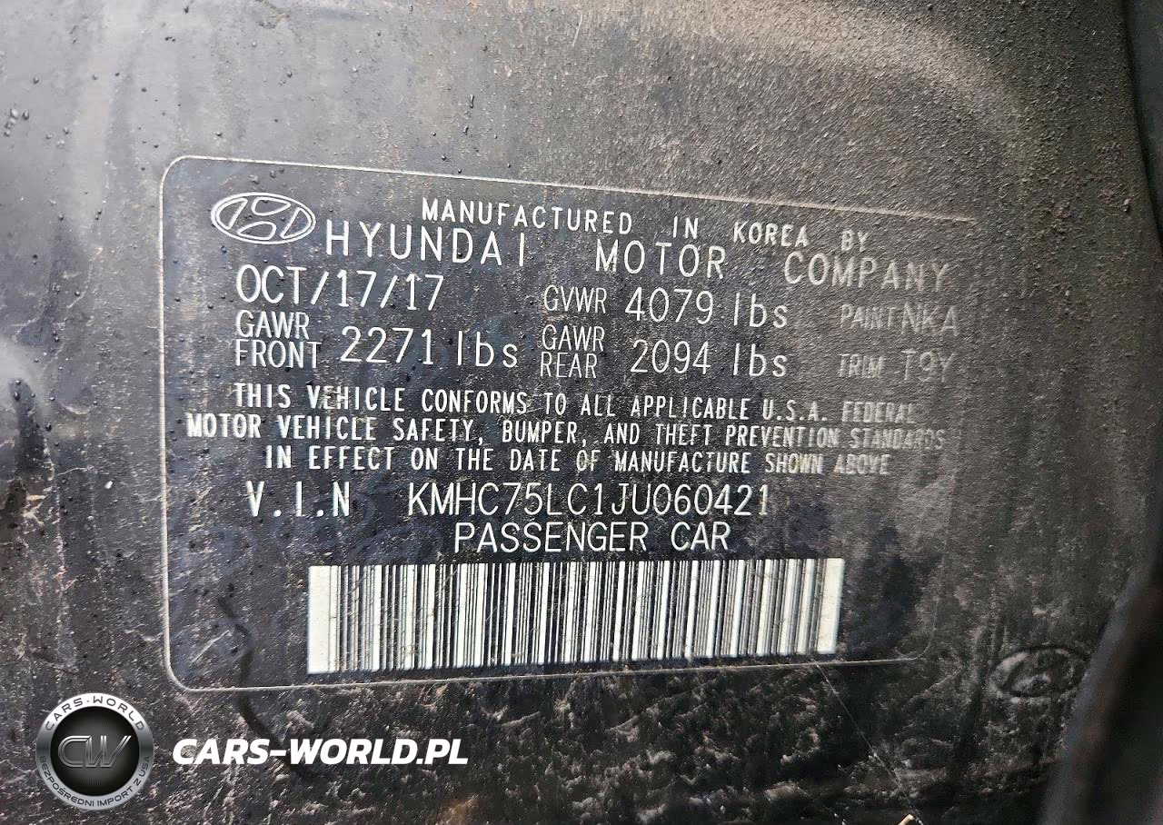 2018 Hyundai Ioniq Sel VIN:KMHC75LC1JU060421 - 12