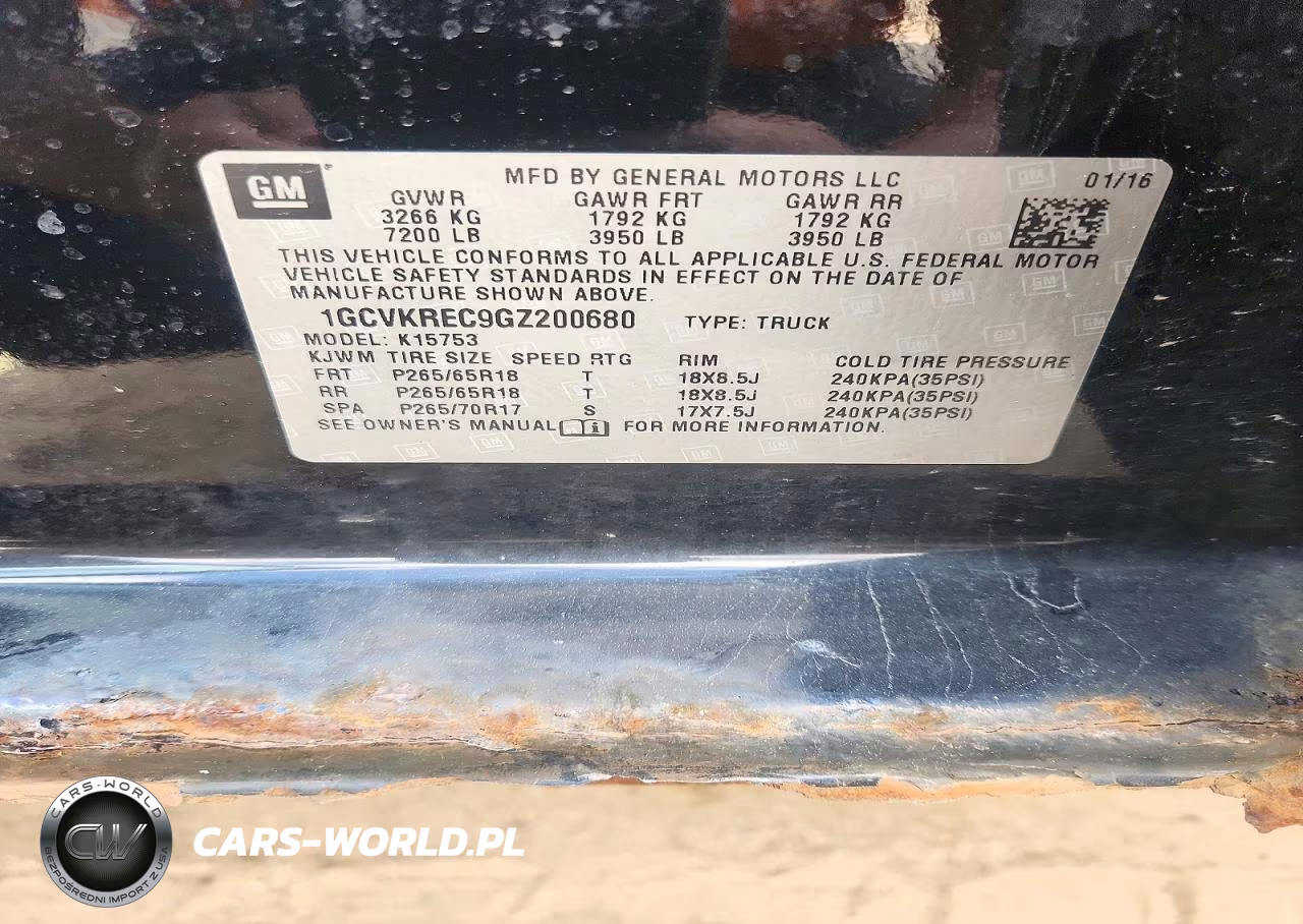 2016 Chevrolet Silverado K1500 Lt VIN:1GCVKREC9GZ200680 - 12