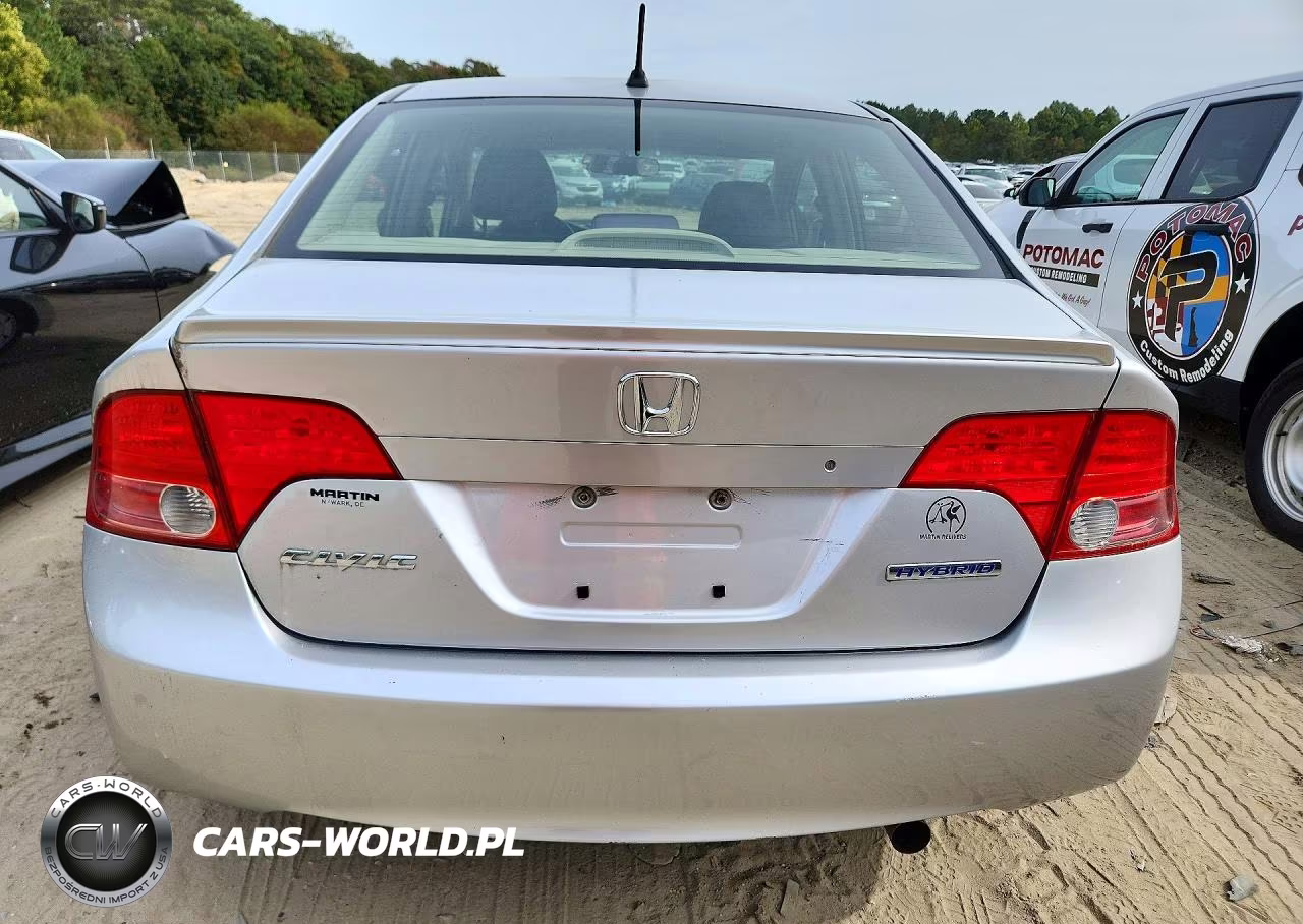2007 Honda Civic Hybrid VIN:JHMFA36247S005118 - 6