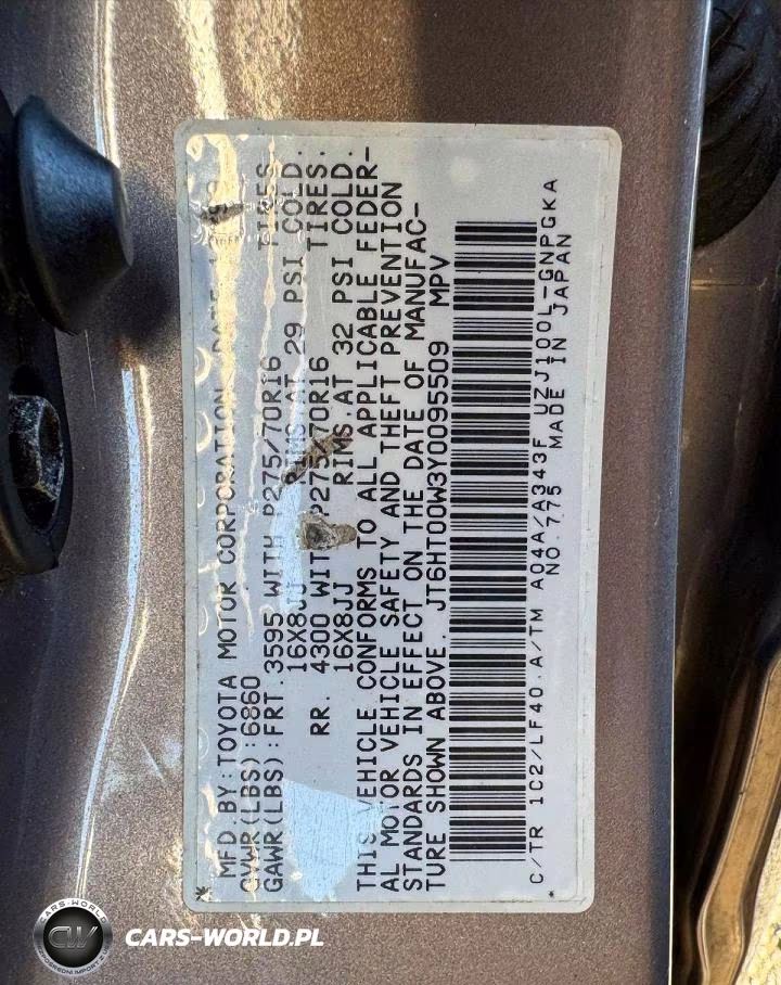 2000 Lexus Lx 470 VIN:JT6HT00W3Y0095509 - 14