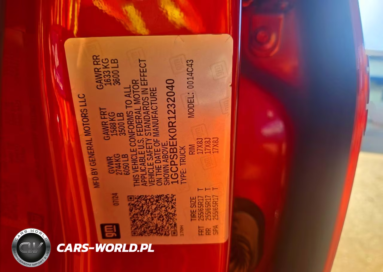 2024 Chevrolet Colorado 1Lt VIN:1GCPSBEK0R1232040 - 12
