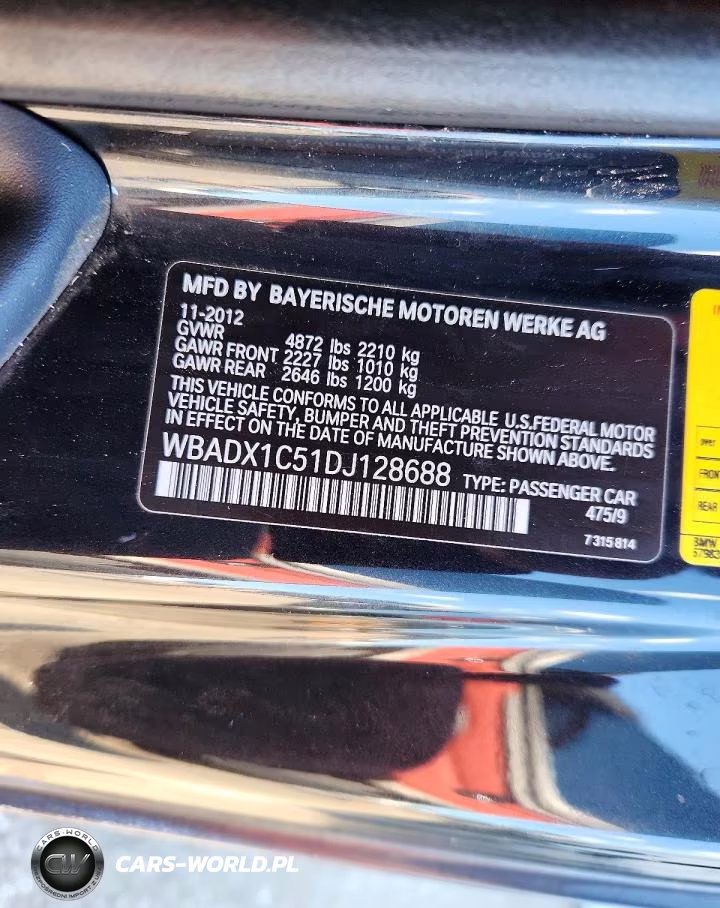 2013 BMW 335 I Sulev VIN:WBADX1C51DJ128688 - 11
