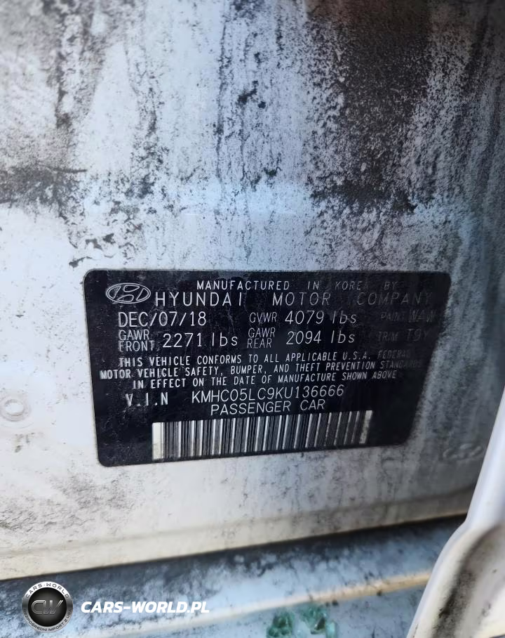 2019 Hyundai Ioniq Limited VIN:KMHC05LC9KU136666 - 12