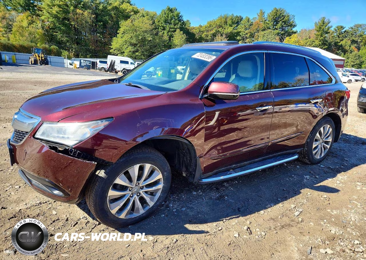 2014 Acura Mdx Technology VIN:5FRYD4H45EB025683 - 1