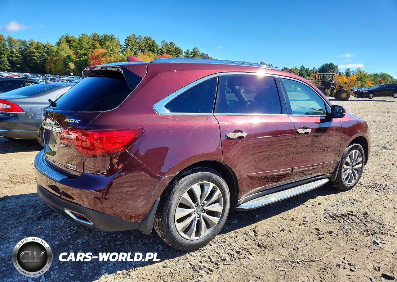 2014 Acura Mdx Technology VIN:5FRYD4H45EB025683 - 3