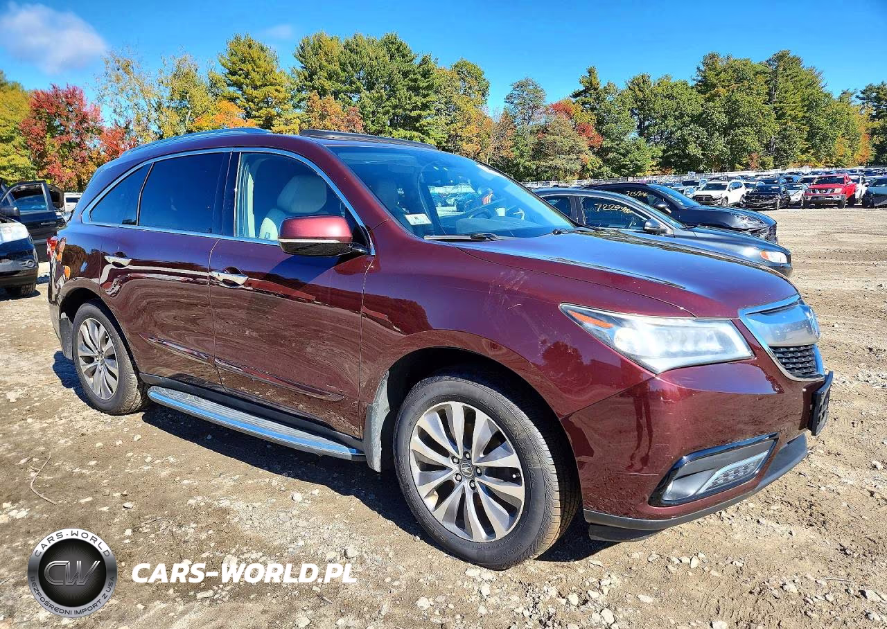 2014 Acura Mdx Technology VIN:5FRYD4H45EB025683 - 4