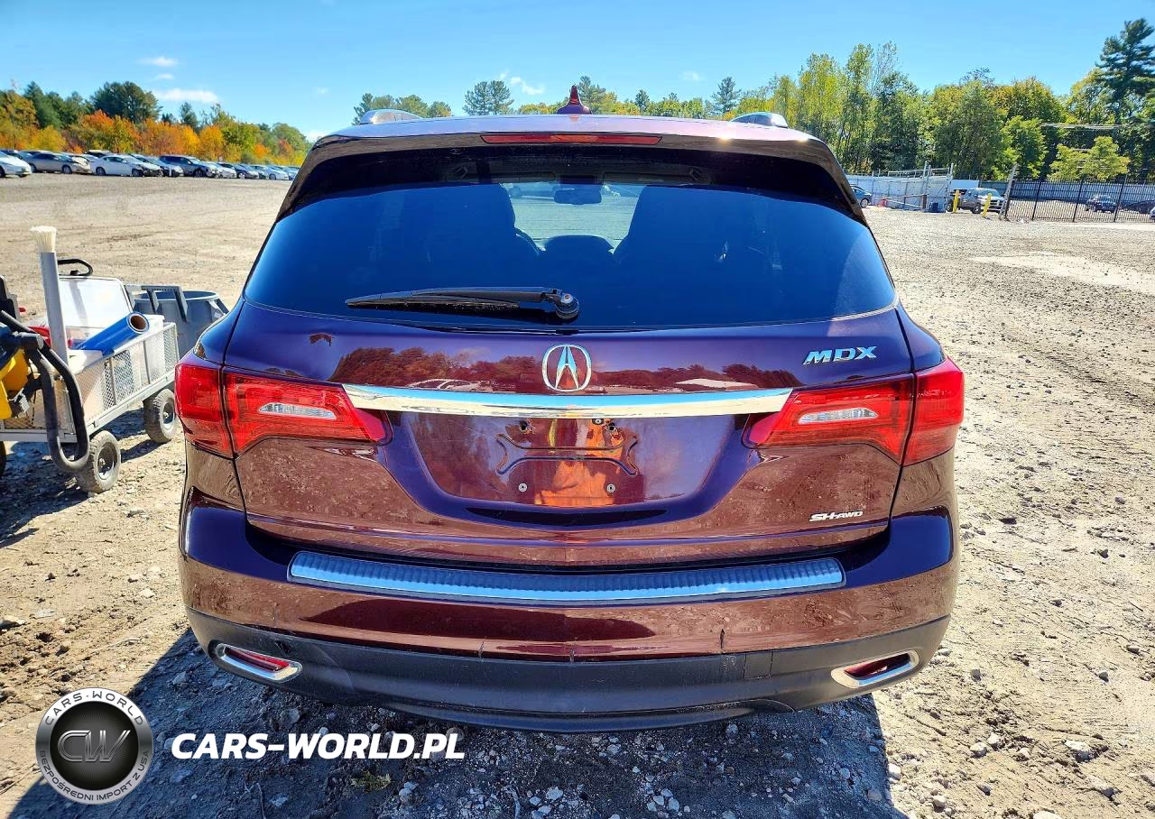 2014 Acura Mdx Technology VIN:5FRYD4H45EB025683 - 6