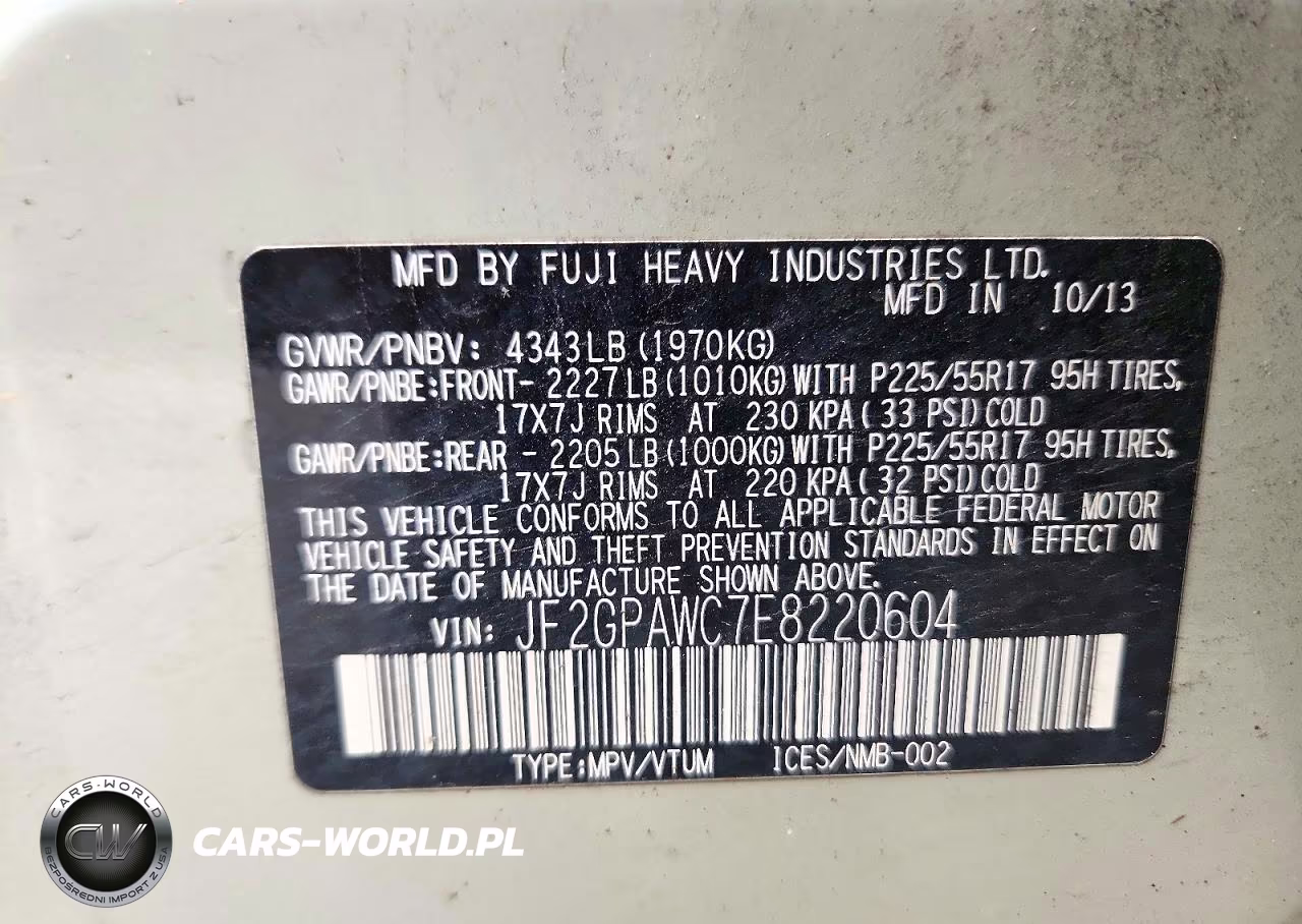2014 Subaru Xv Crosstrek 2.0 Premium VIN:JF2GPAWC7E8220604 - 13