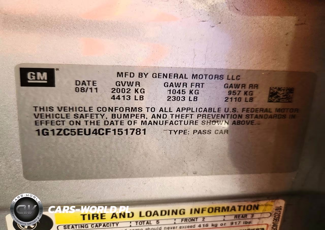 2012 Chevrolet Malibu 1Lt VIN:1G1ZC5EU4CF151781 - 12