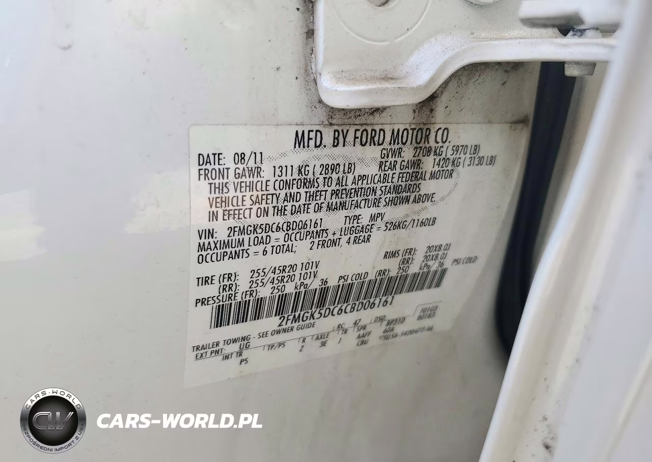 2012 Ford Flex Limited VIN:2FMGK5DC6CBD06161 - 13