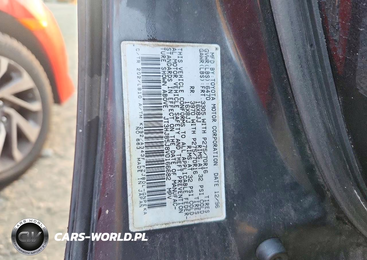 1997 Toyota Land Cruiser Hj85 VIN:JT3HJ85J8V0166682 - 13