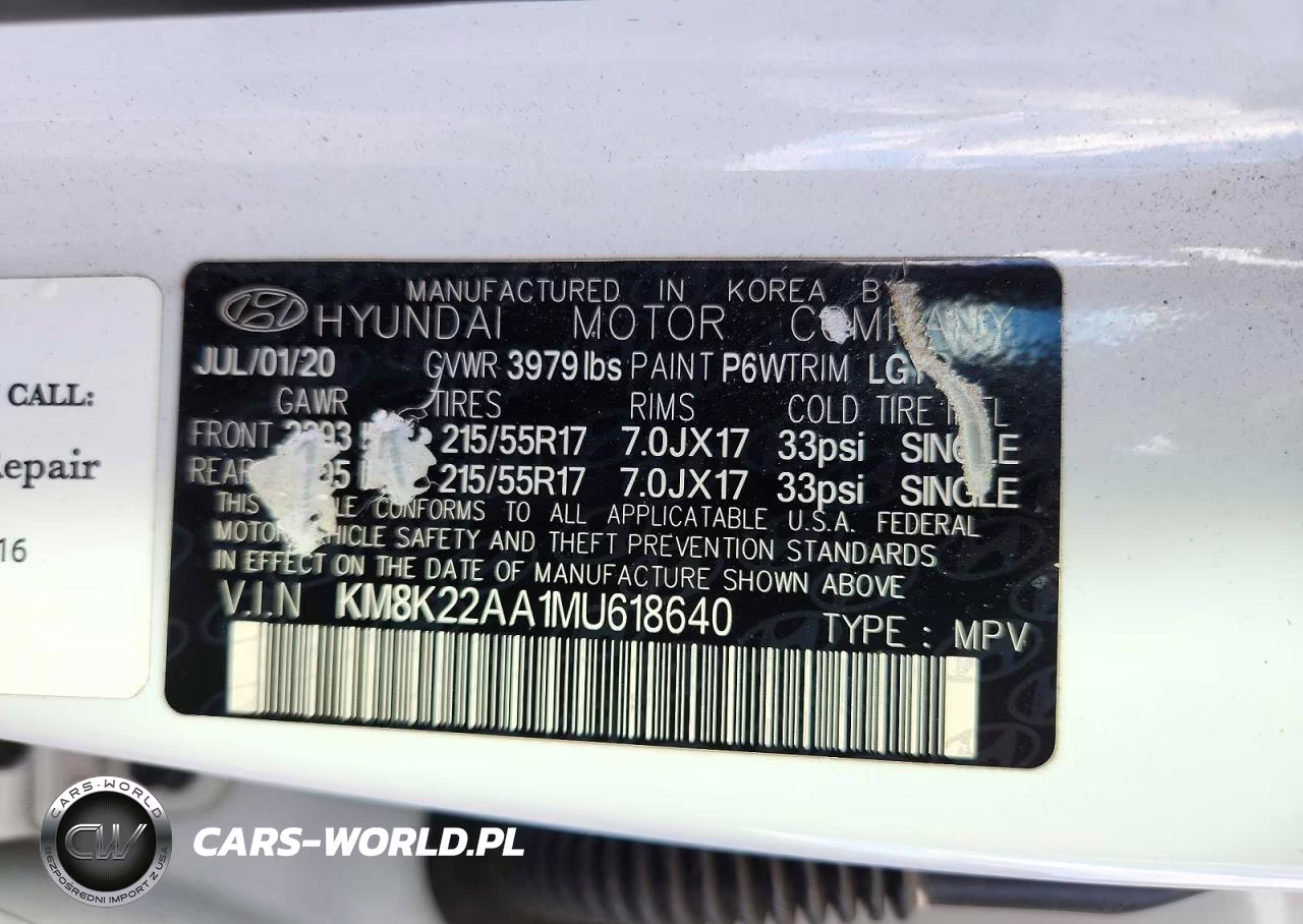 2021 Hyundai Kona Sel VIN:KM8K22AA1MU618640 - 13