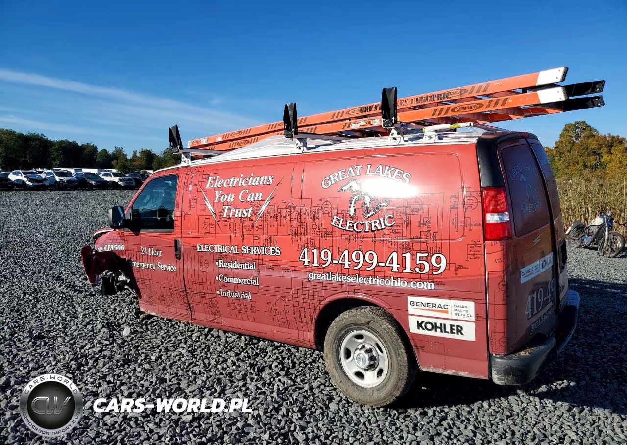 2025 Chevrolet Express G2500 VIN:1GCWGAFP8S1102045 - 2