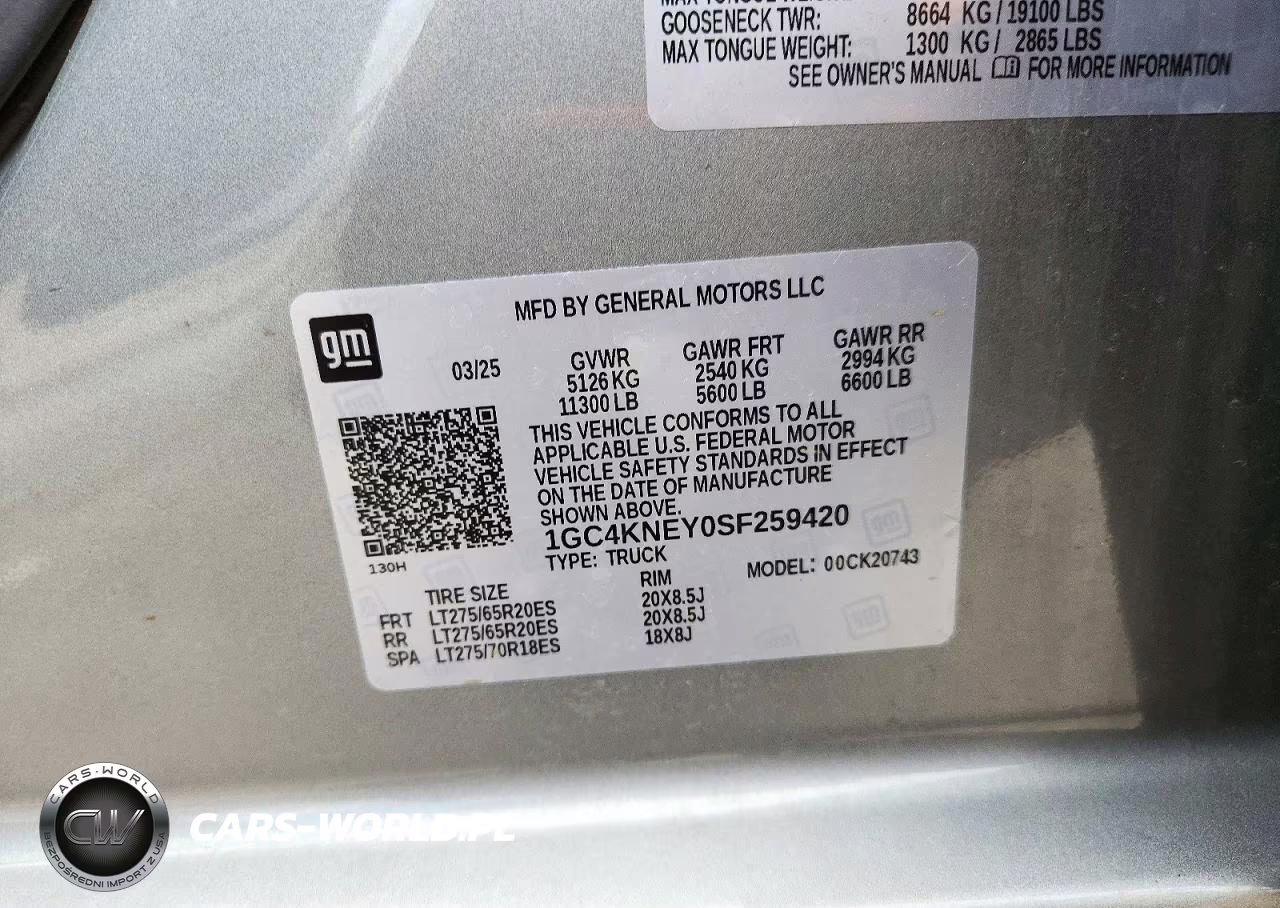 2025 Chevrolet Silverado K2500 Heavy Duty Lt VIN:1GC4KNEY0SF259420 - 13