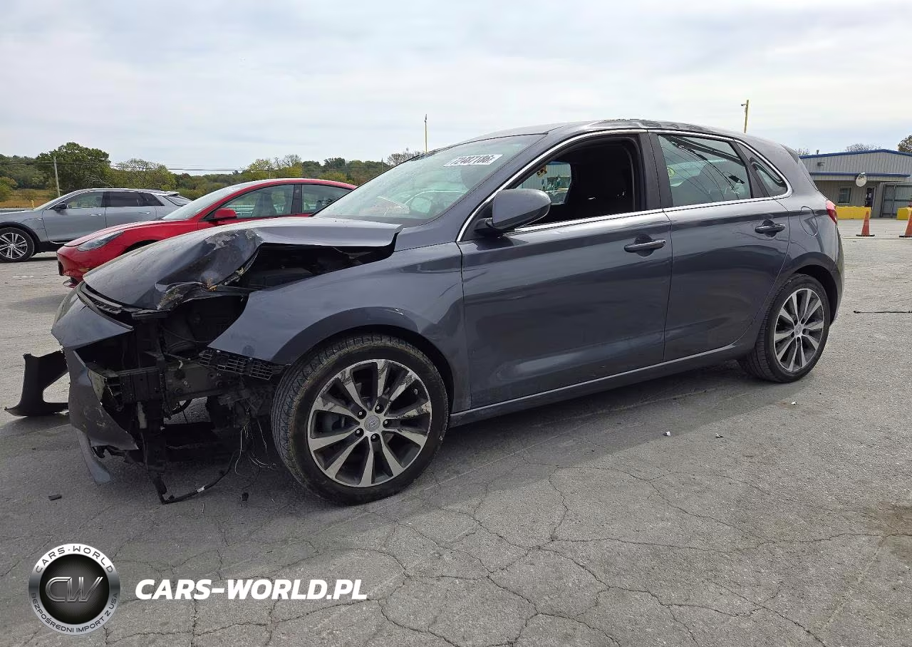 2018 Hyundai Elantra Gt Base VIN:KMHH35LE7JU025952 - 1