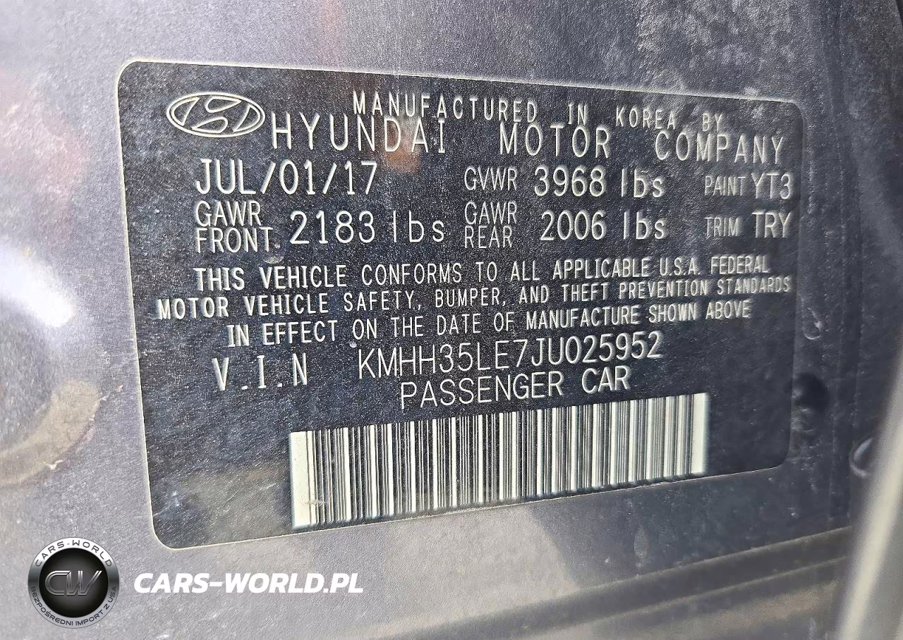 2018 Hyundai Elantra Gt Base VIN:KMHH35LE7JU025952 - 12