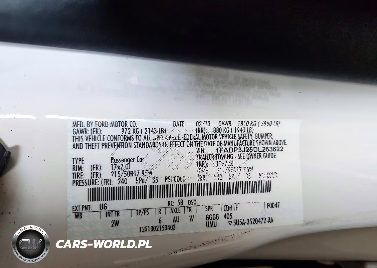 2013 Ford Focus Titanium VIN:1FADP3J25DL263822 - 12