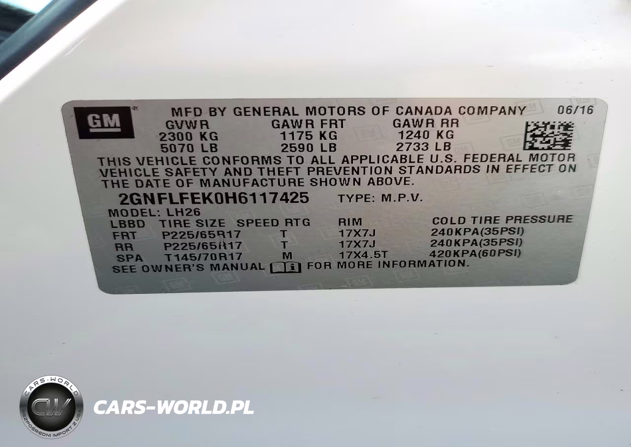 2017 Chevrolet Equinox Lt VIN:2GNFLFEK0H6117425 - 13