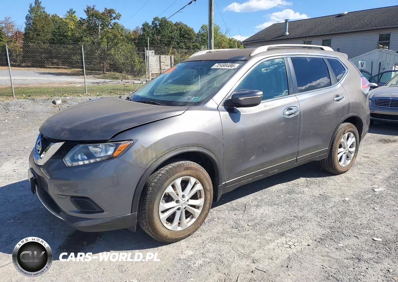 2014 Nissan Rogue Sv VIN:5N1AT2MK4EC841047 - 1