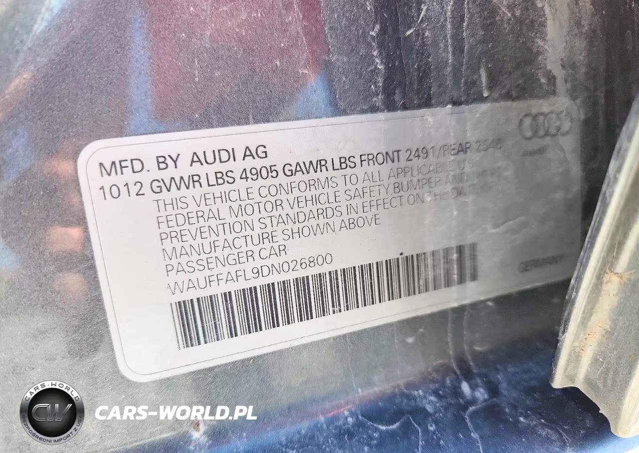 2013 Audi A4 Premium Plus VIN:WAUFFAFL9DN026800 - 12