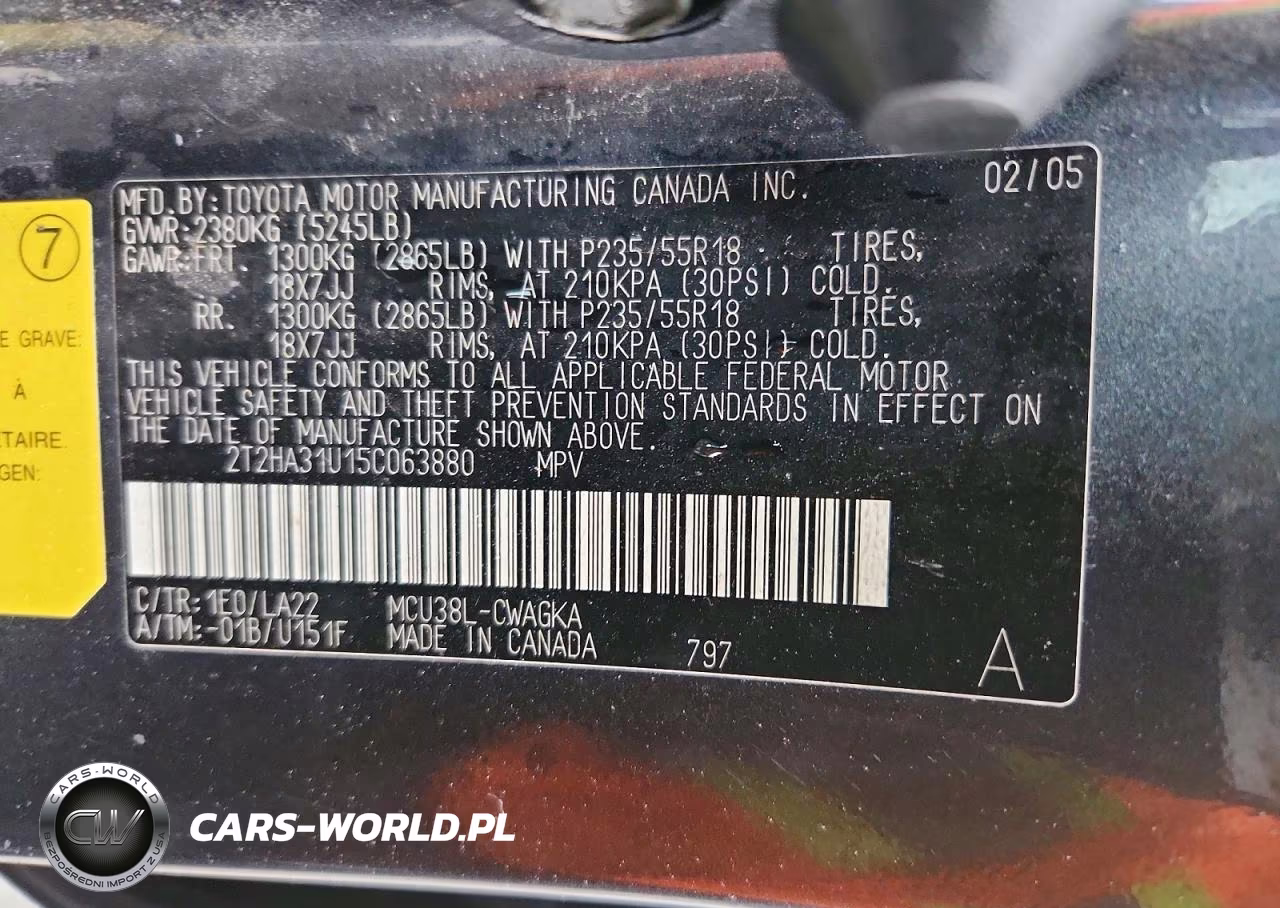 2005 Lexus Rx 330 VIN:2T2HA31U15C063880 - 13