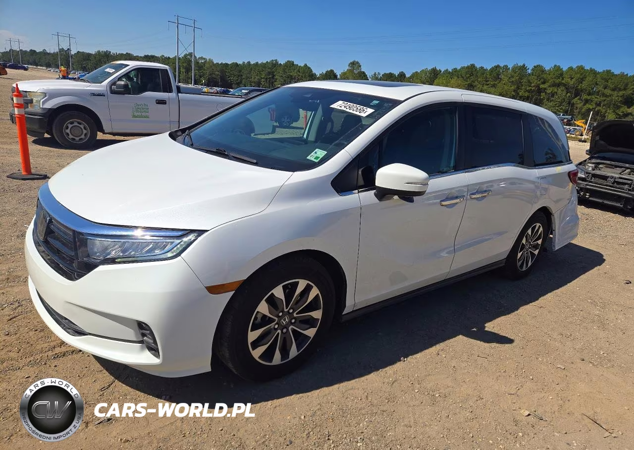 2021 Honda Odyssey Exl VIN:5FNRL6H79MB026123 - 1