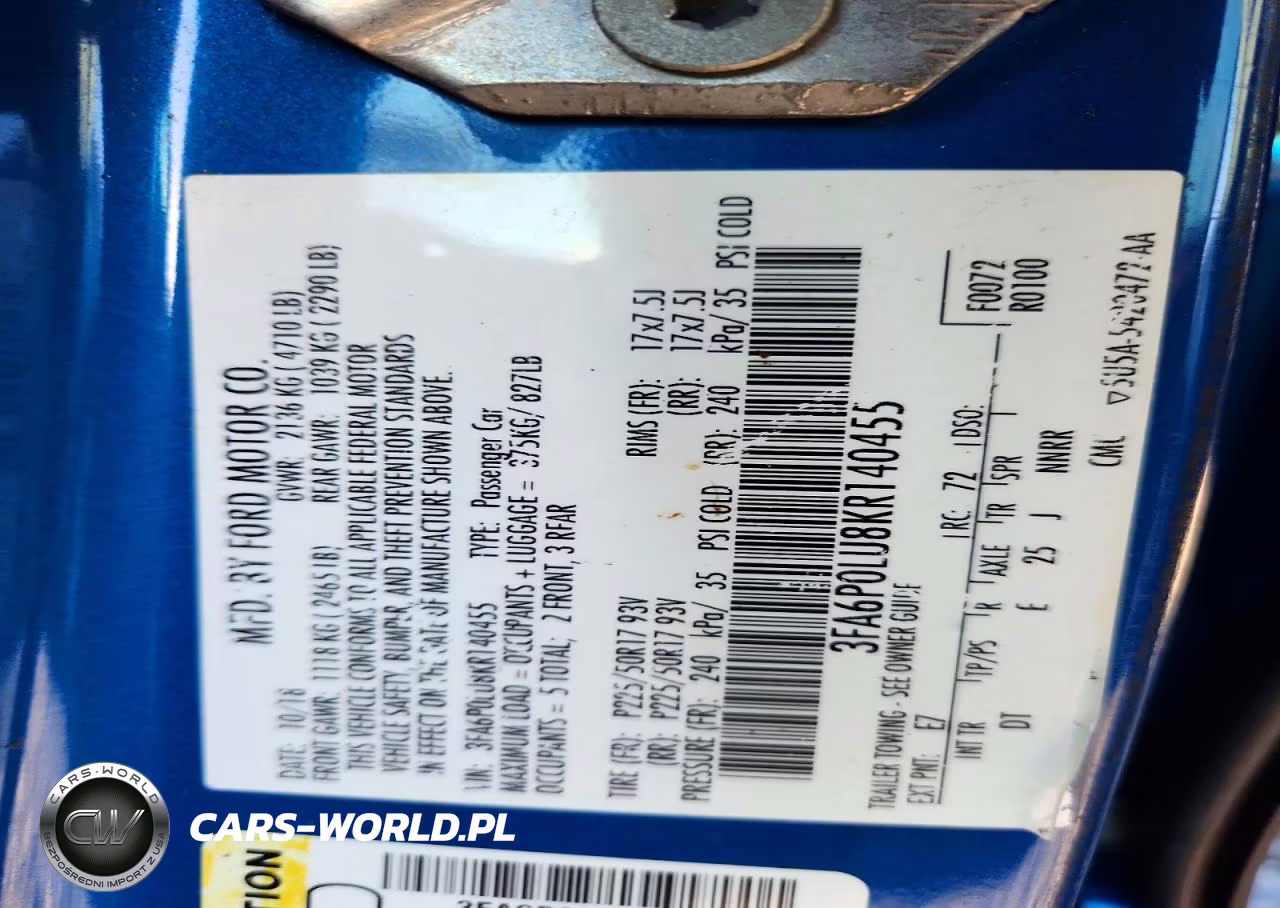2019 Ford Fusion Se VIN:3FA6P0LU8KR140455 - 12