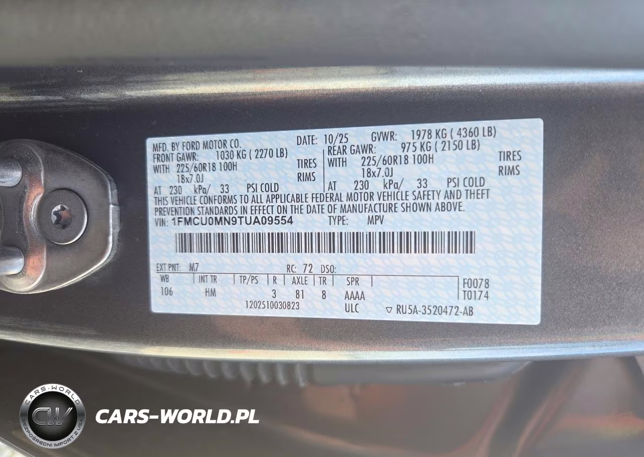 2026 Ford Escape St Line VIN:1FMCU0MN9TUA09554 - 13