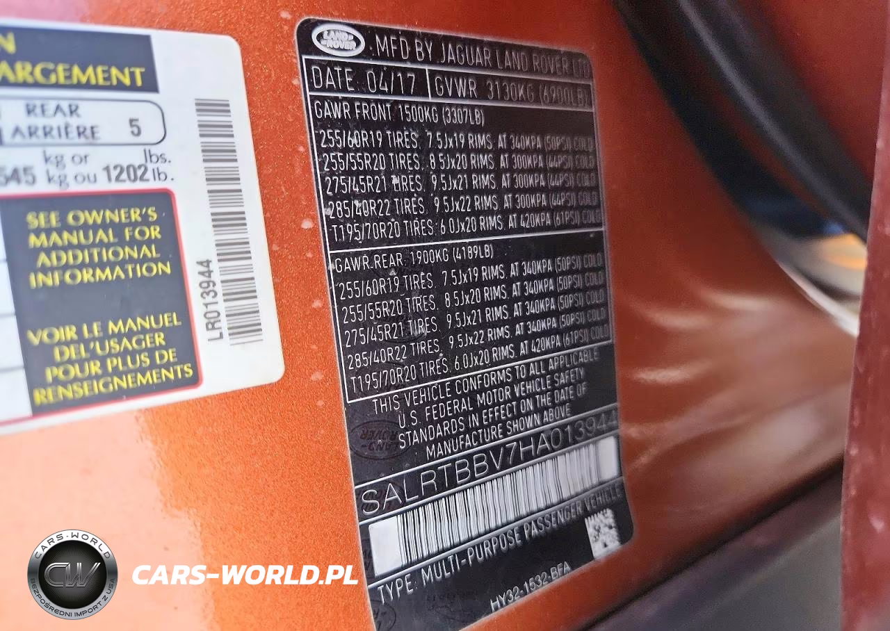 2017 Land Rover Discovery First Edition VIN:SALRTBBV7HA013944 - 13