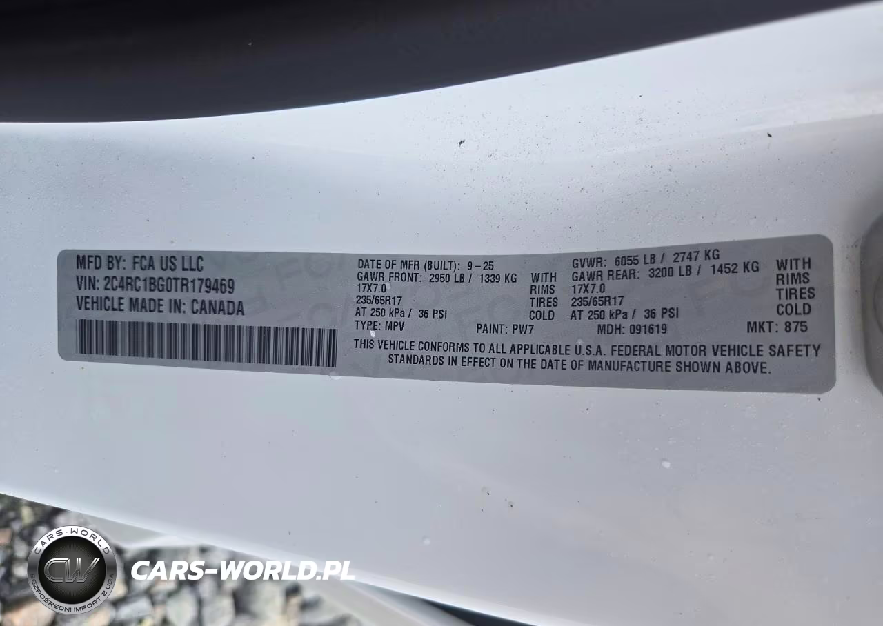 2026 Chrysler Pacifica Select VIN:2C4RC1BG0TR179469 - 13