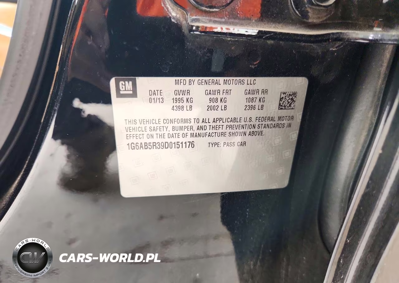 2013 Cadillac Ats Luxury VIN:1G6AB5R39D0151176 - 12