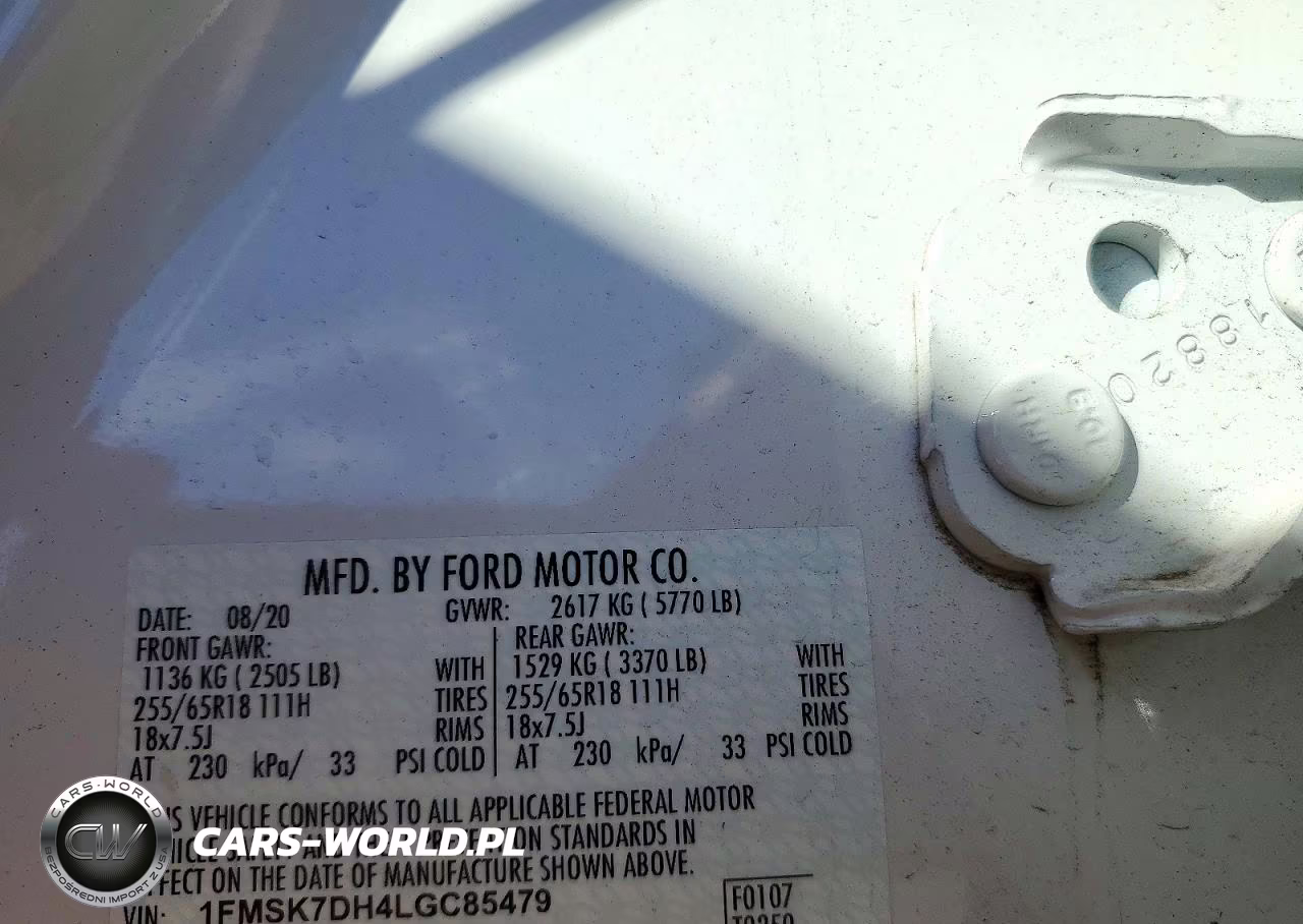 2020 Ford Explorer Xlt VIN:1FMSK7DH4LGC85479 - 13
