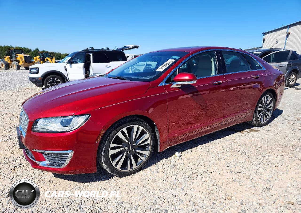 2018 Lincoln Mkz Select VIN:3LN6L5C98JR608046 - 1
