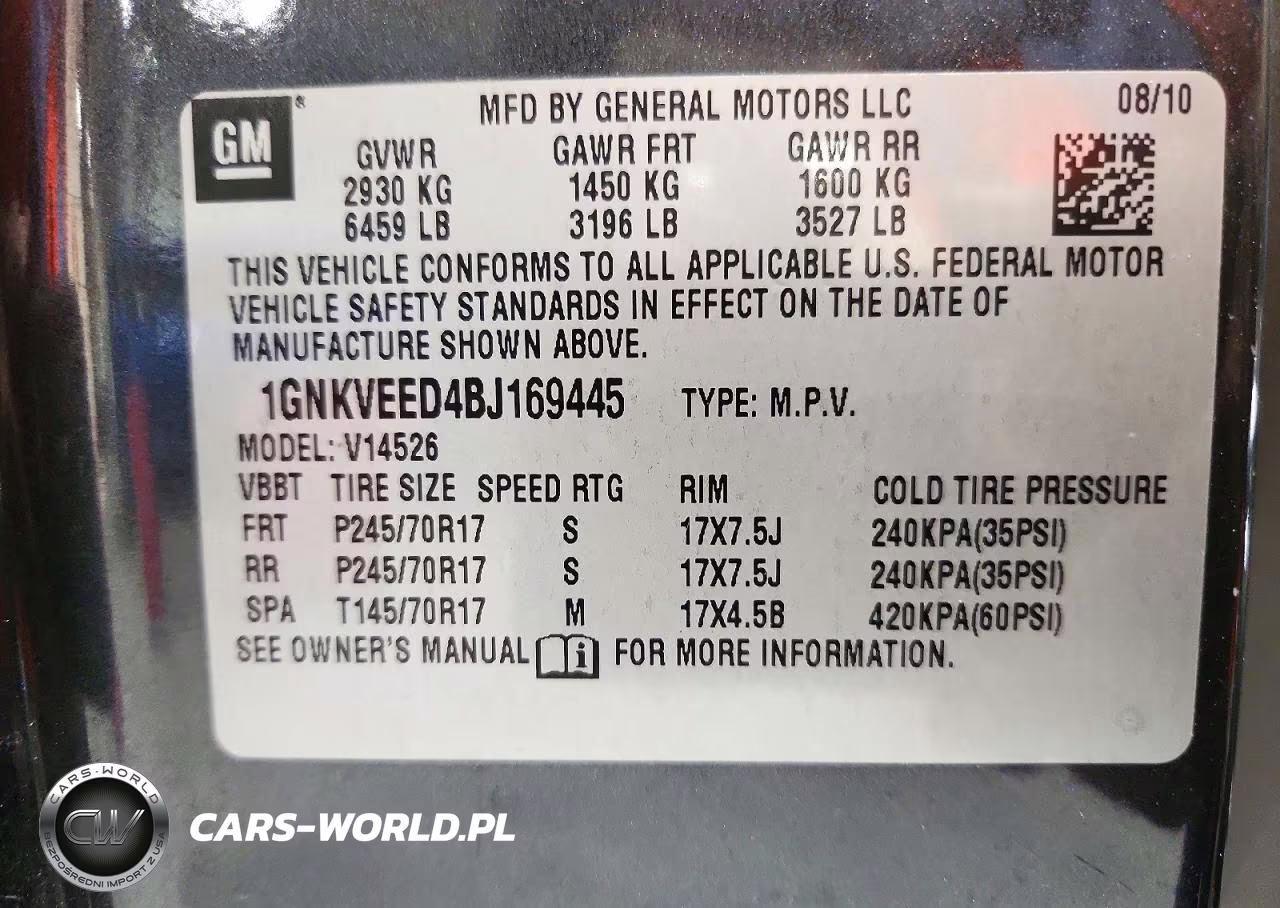 2011 Chevrolet Traverse Ls VIN:1GNKVEED4BJ169445 - 13