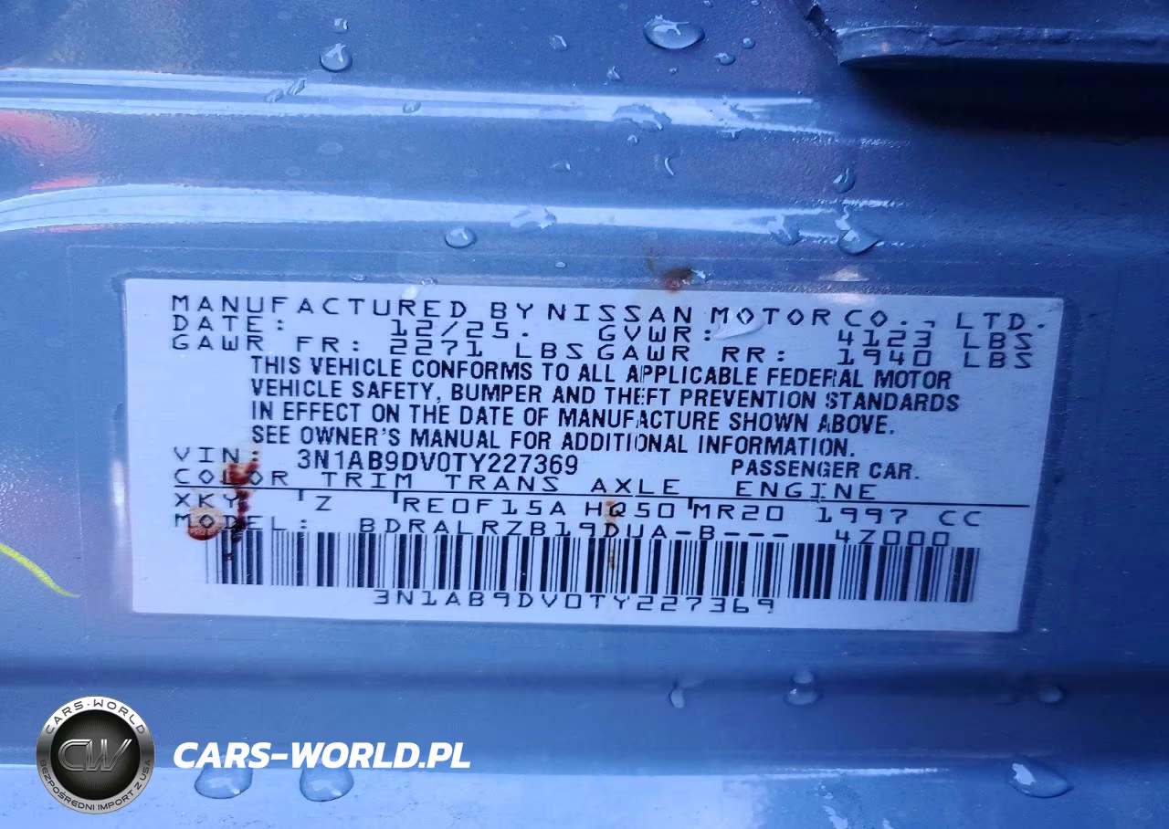 2026 Nissan Sentra Sr VIN:3N1AB9DV0TY227369 - 13