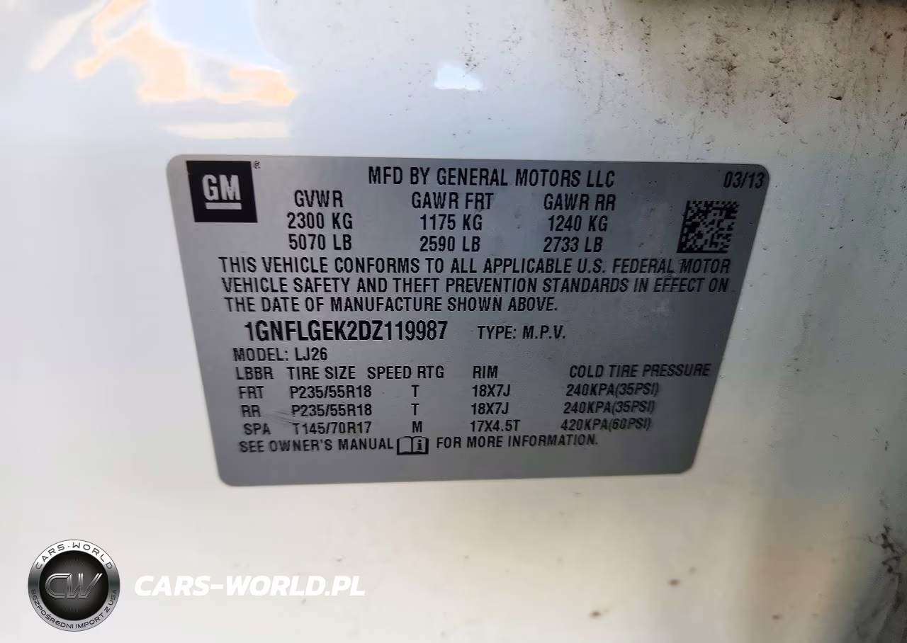 2013 Chevrolet Equinox Ltz VIN:1GNFLGEK2DZ119987 - 13