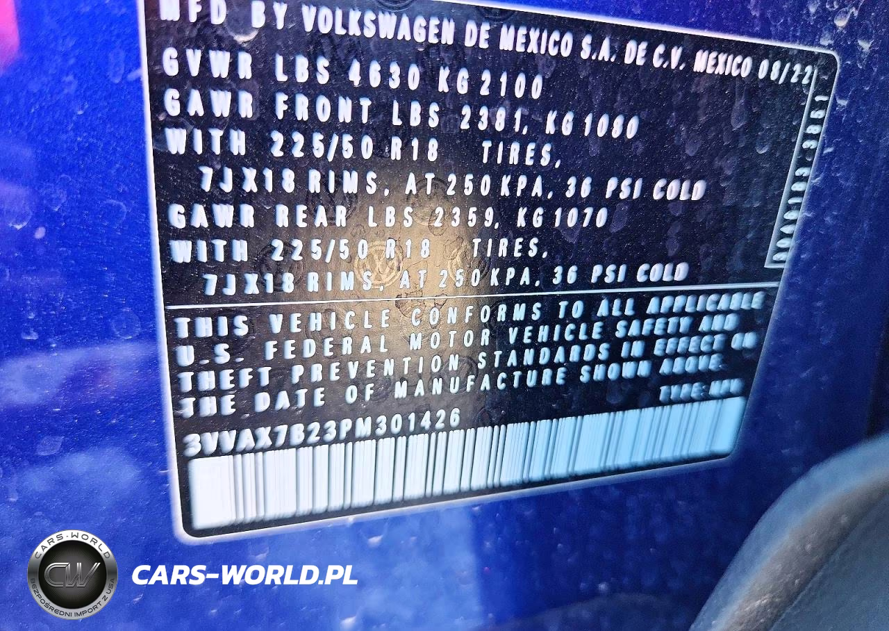 2023 Volkswagen Taos S VIN:3VVAX7B23PM301426 - 13