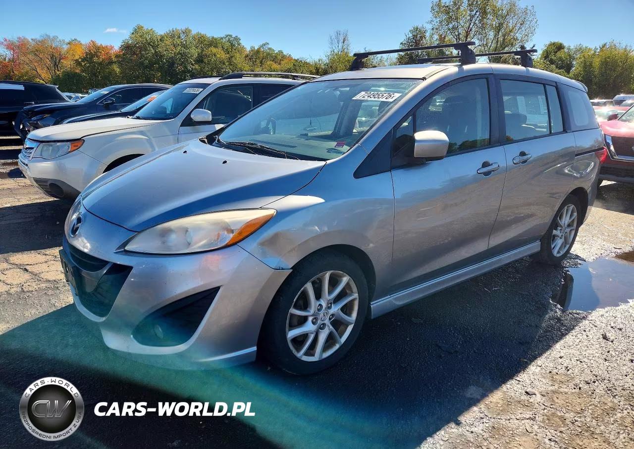 2012 Mazda 5 VIN:JM1CW2CLXC0136301 - 1