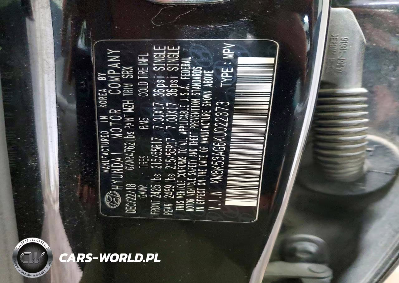 2019 Hyundai Kona Ultimate VIN:KM8K53AG6KU022373 - 13