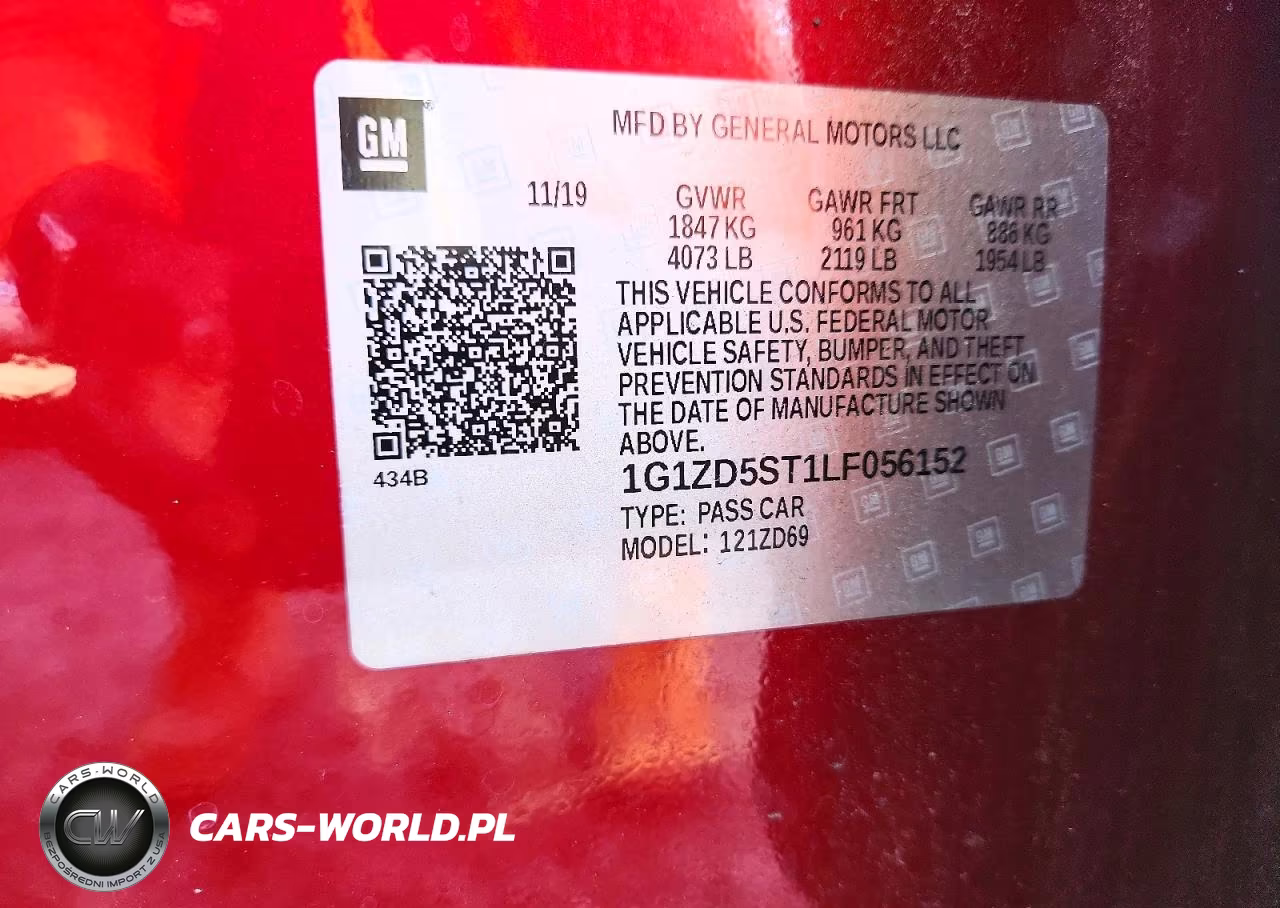 2020 Chevrolet Malibu Lt VIN:1G1ZD5ST1LF056152 - 12