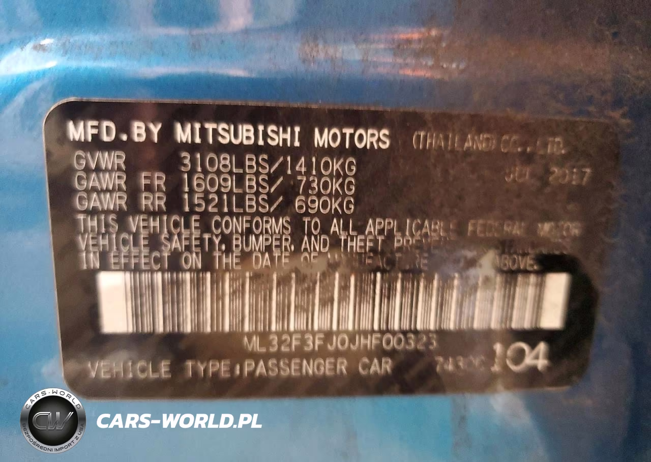 2018 Mitsubishi Mirage G4 Es VIN:ML32F3FJ0JHF00323 - 12