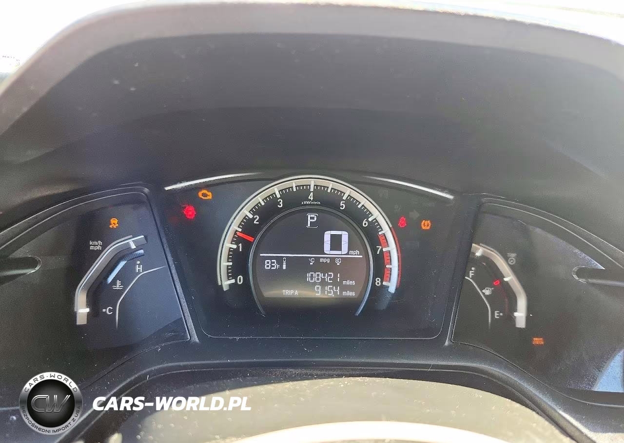 2018 Honda Civic Lx VIN:SHHFK7H24JU212484 - 9