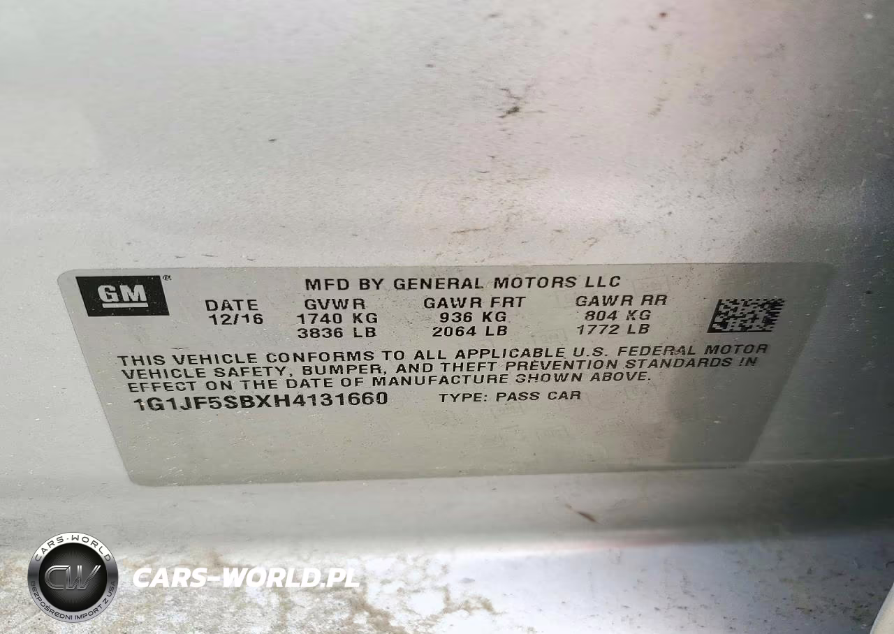 2017 Chevrolet Sonic Premier VIN:1G1JF5SBXH4131660 - 12