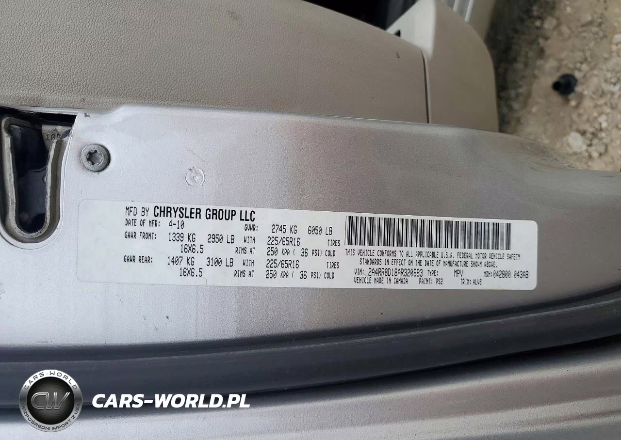 2010 Chrysler Town & Country Touring Plus VIN:2A4RR8D18AR320683 - 13