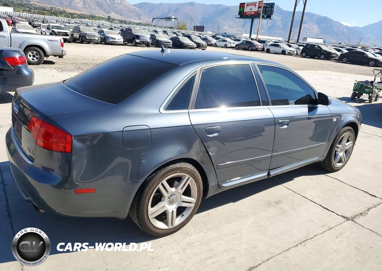 2008 Audi A4 2.0T Quattro VIN:WAUDF78E98A019870 - 3